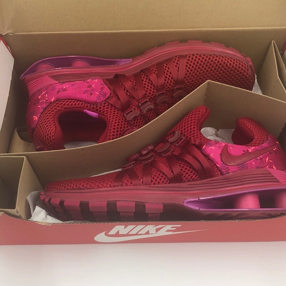 NIKE SHOX GRAVITY "RED CRUSH" WOMEN'S SHOE - Picture 8 of 8